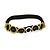 Anelli da Donna in Resina Marni w. Fascia per capelli con fascia elastica in perline nere
