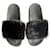 Superbes mules sandales Givenchy Vison Fourrure Noir  ref.457371