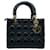 Christian Dior Bolsos de mano Negro Cuero  ref.457379