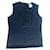 Chanel Top in maglia a righe Grigio Blu navy Cotone Poliammide Modale  ref.458091