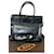 Tod's Sac Cabas, lined T M, Turtle Leather Black Fur  ref.458139