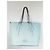 Borsa tote Lancel grande in pelle blu - vista 5