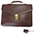 [Usado] CHANEL maleta bolsa de negócios de pele de caviar bolsa marrom Couros exóticos  ref.458461