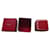 Neue Cartier Ringschatulle mit Überbox Rot  ref.458560