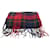 Burberry Tartan Check Scarf in Red Wool  ref.458627