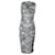 Alexander McQueen Animal Print Ruched Midi Dress in Multicolor Viscose Cellulose fibre  ref.458630