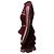 Self portrait Self-Portrait High Neck Spitzen-Minikleid aus bordeauxfarbenem Polyester - Ansicht 2