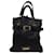 Burberry Raymond Pebbled Tote Bag en Cuir Noir  ref.458638