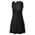 Stella Mc Cartney Stella McCartney Plunge Neckline Mini Dress in Black Viscose Cellulose fibre  ref.458648