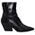 Aeyde Wedge Heel Ankle Boots in Black Leather  ref.458660