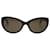 Óculos de sol Chanel Tortoise Shell Camellia em plástico marrom  ref.458686
