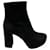 Mansur Gavriel Block Heel Ankle Boots in Black Suede  ref.458722