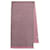 Bufanda Gucci rosa/gris con GG en jacquard de algodón con GG reversible 180X48cm Lana  ref.458812