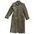 Louis Vuitton CHAQUETA GABARDINA BURBERRY MUJER KAKI 100% seda T38