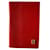 Fendi Porte-cartes vintage en cuir rouge  ref.458859