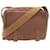 LOEWE Military Messenger Bag XS Shoulder Bag Leather Brown Auth hk226  ref.459040