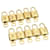 Louis Vuitton padlock 10Set Gold Tone LV Auth 27006 Metal  ref.459099