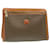 Céline CELINE Macadam Canvas Clutch Bag PVC Leather Brown Auth ki1240  ref.459691