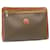 Céline CELINE Macadam Canvas Clutch Bag PVC Leather Brown Auth ki1273  ref.459774