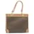 Céline CELINE Macadam Canvas Hand Bag PVC Leather Brown Auth ki1291  ref.459826