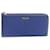 PRADA Long Wallet Nylon Quilted Blue Auth 28001  ref.459839