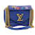 LOUIS VUITTON New Wave Chain Bag PM 2Way Shoulder Bag Blue M55020 LV Auth knn002 Leather  ref.460798