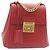 GUCCI Guccissima GG Padlock Backpack Leather Red Auth knn037