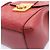 GUCCI Guccissima GG Padlock Backpack Leather Red Auth knn037 - view 14