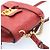 GUCCI Guccissima GG Padlock Backpack Leather Red Auth knn037 - view 6