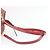 GUCCI Guccissima GG Padlock Backpack Leather Red Auth knn037 - view 7