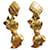 Chanel Ohrringe Golden Metall  ref.461995