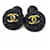 [Used] Chanel CHANEL Cufflinks Matrasse Coco Mark 94 a Black Golden Gold  ref.462291