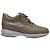 Hogan Interactive Croc Effect Sneakers aus beigem Leder