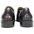 Jimmy Choo Monk Strap Shoes con borchie in pelle nera Nero - vista 4