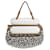Mini sac Fendi avec perles blanches Jaune  ref.462566