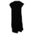 Vestido con cuello torcido de poliéster negro de Maison Martin Margiela  ref.462575