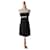John Galliano black strapless dress - 38 Viscose  ref.462973