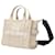 The Mini Tote Bag - Marc Jacobs - Bege - Algodão  ref.463182