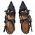 Aj926 Scarpe Flat - Toga Pulla - Nero - Lucido - vista 3