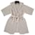 CHANEL ecru cream cashmere coat with belt Eggshell  ref.463509