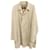 short raincoat Burberry vintage t 56 Beige Cotton Polyurethane  ref.463570
