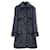 Chanel blauer Tweed-Mantel Mehrfarben  ref.463740