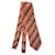Karl Lagerfeld 100% cravatta in seta di Lagerfeld Rosa Bianco Arancione  ref.463802