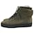 Gianni Versace Boots Khaki Suede  ref.464106