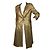 Ella Singh Multicolor Golden Shiny Beaded One Button Midi Coat size 38 Multiple colors - view 7