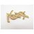 NEUE VINTAGE BROSCHE YVES SAINT LAURENT OPYUM LOGO YSL STRASS GOLD BROSCHE - Ansicht 3