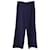 Pantalón de pernera ancha Roland Mouret de lana azul  ref.464781