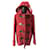 Burberry Duffle coat Dark red Wool  ref.464817