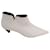Céline Celine Ankle Boots in Optic White Lambskin Leather  ref.465107