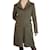 Khaki Moschino coat Wool  ref.465563